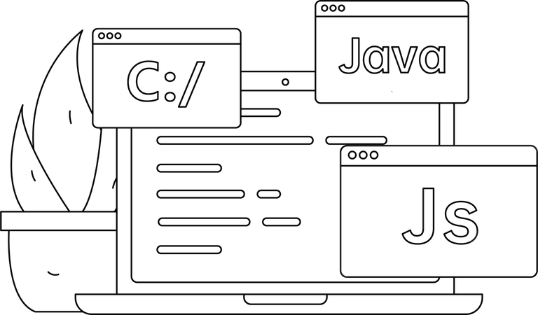 Employees working on web design  Illustration
