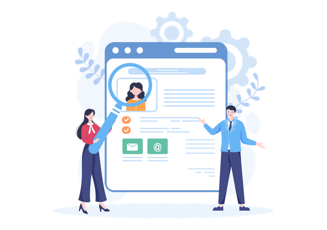 Employment Agency Illustration  Illustration
