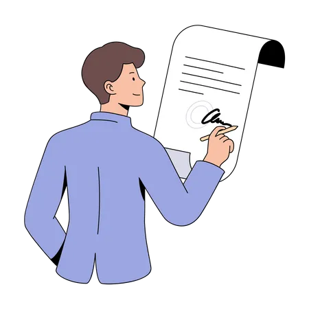 Employment contract  Illustration