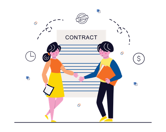 Employment contract  Illustration