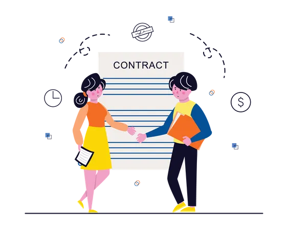 Employment contract  Illustration