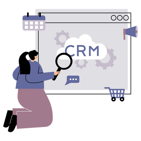 Empowering Customer Relation management  Illustration