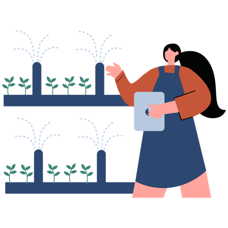 Empowering Farmer with Agritech  Illustration