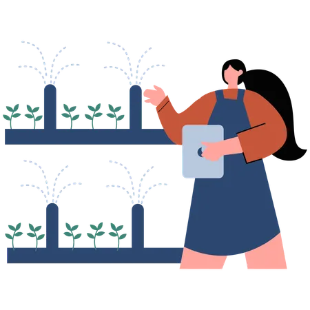 Empowering Farmer with Agritech  Illustration