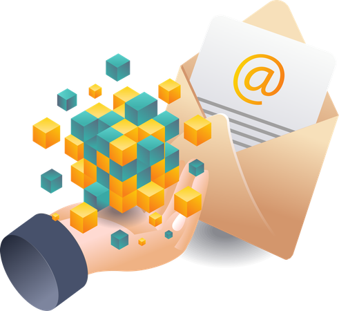 Empowering Yourself with Email Data Technology  Illustration