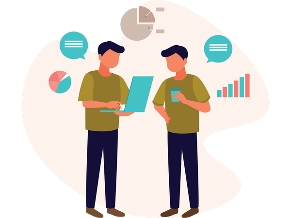Empreendedores de startups de negócios  Ilustração