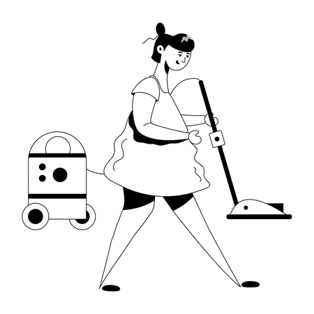 Empregada  Ilustração