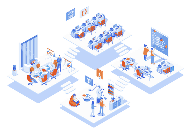 Empresa de desarrollo  Ilustración