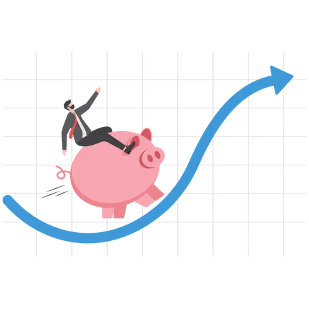 Los ahorros de los empresarios están aumentando  Ilustración