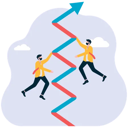 Empresário enfrenta instabilidade financeira  Ilustração