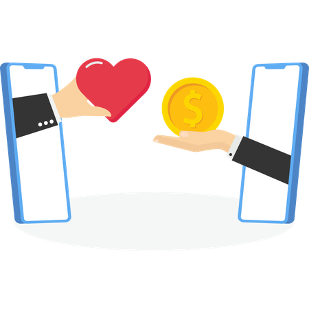 Empresário equilibra amor e finanças  Ilustração