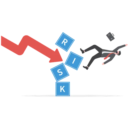 Empresário está correndo risco  Ilustração