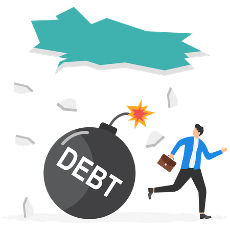Empresário fica longe da bomba da dívida  Ilustração