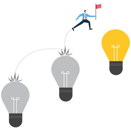 Melhoria do empresário e adaptação ao novo normal  Ilustração