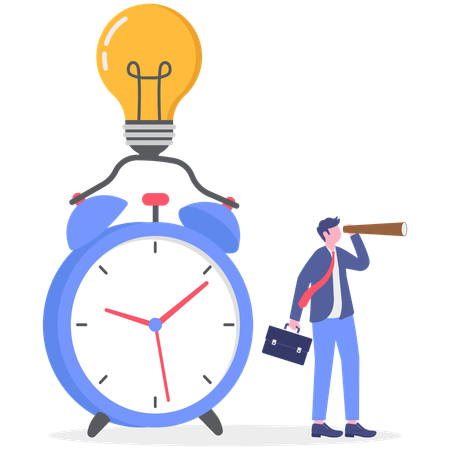 Empresário prevê lançamento de ideia  Ilustração