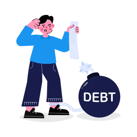 Redução da dívida do empresário  Ilustração