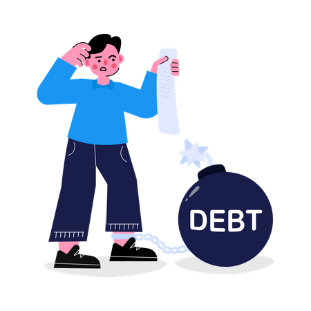 Reducción de deuda de empresario  Ilustración