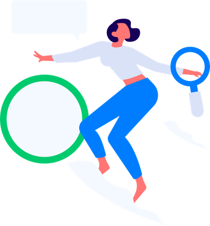 Empresário trabalhando no laptop  Ilustração