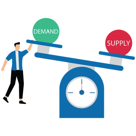 Los empresarios intentan lograr un equilibrio y una estabilidad global.  Ilustración