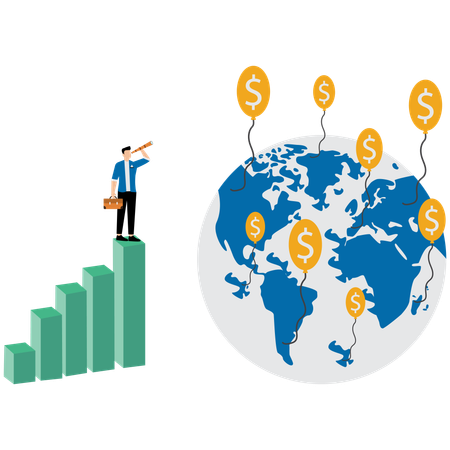 Empresário mira mercado internacional para ganhos de lucro  Ilustração