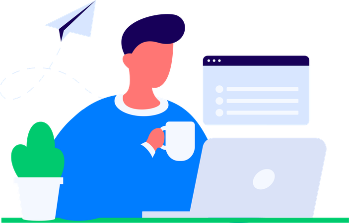 Gente de negocios trabajando en el crecimiento empresarial  Ilustración