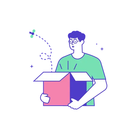 Empty box  Illustration