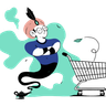 illustration for shopping genie