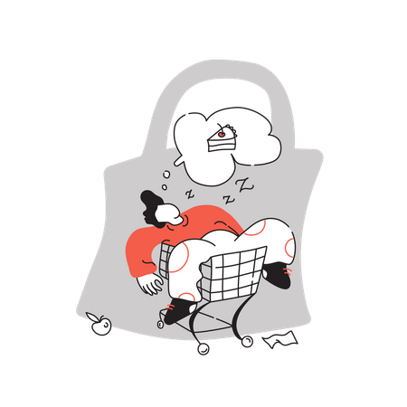 Empty Cart  Illustration