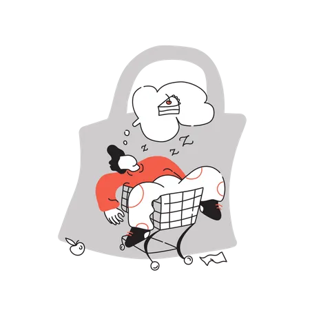 Empty Cart  Illustration