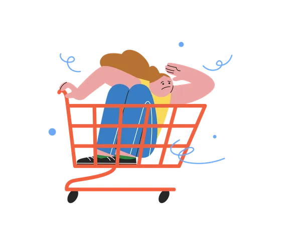 Empty Cart  Illustration