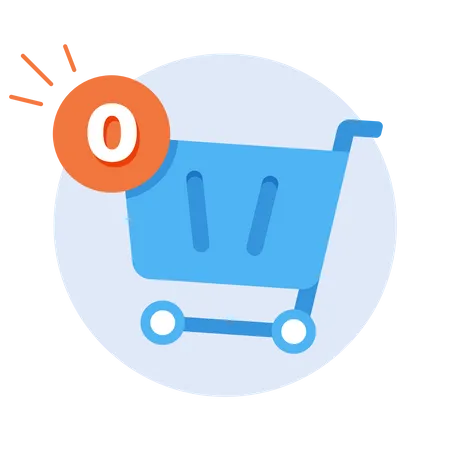 Empty Cart  Illustration