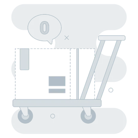 Empty Cart  Illustration