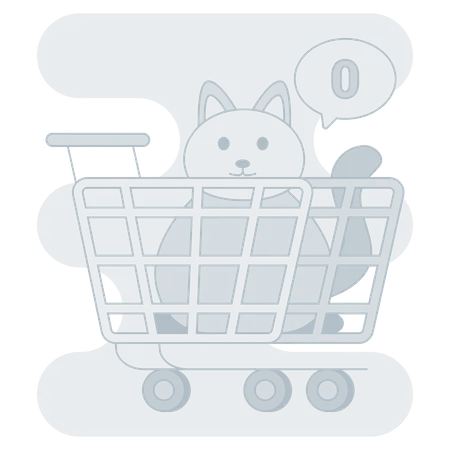 Empty Cart  Illustration