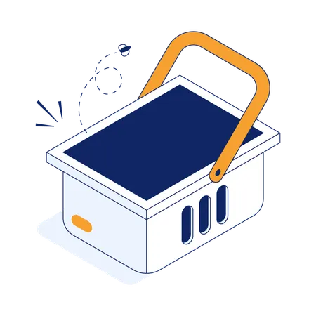 Empty cart  Illustration