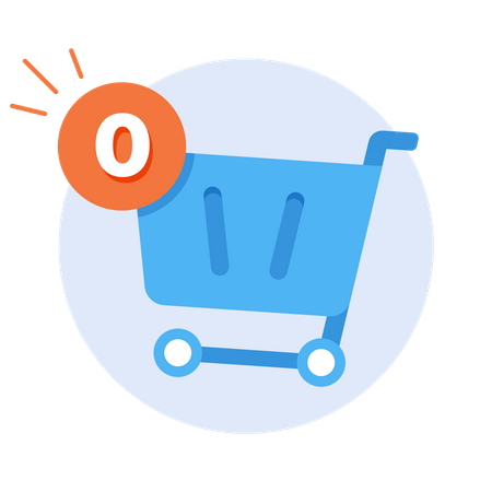 Empty Cart  Illustration