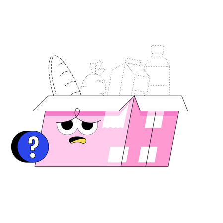 Empty cart  Illustration