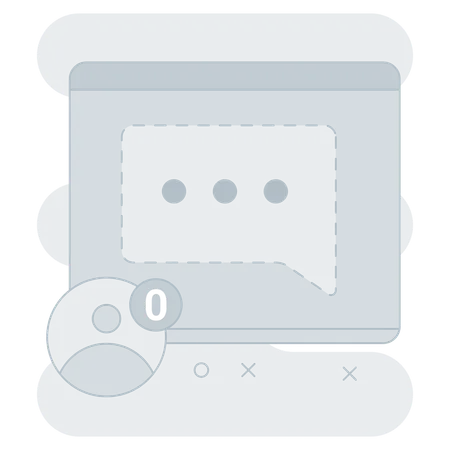 Empty Comment  Illustration