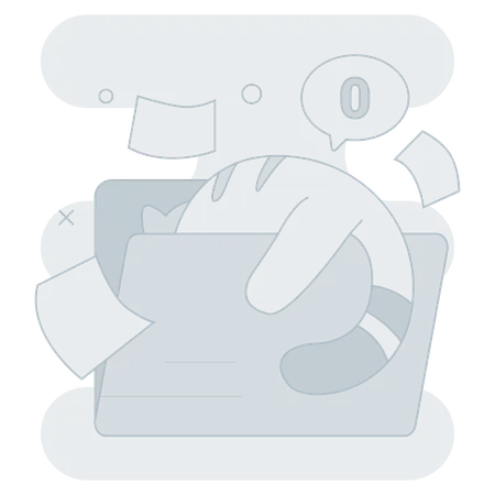 Empty File  Illustration