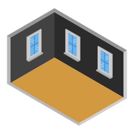 Empty interior  Illustration
