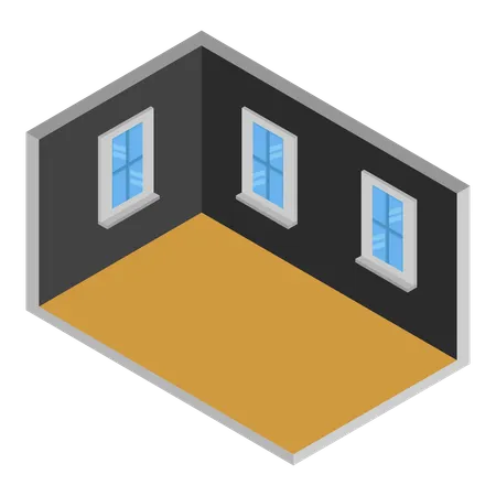 Empty interior  Illustration