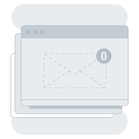 Empty Message  Illustration