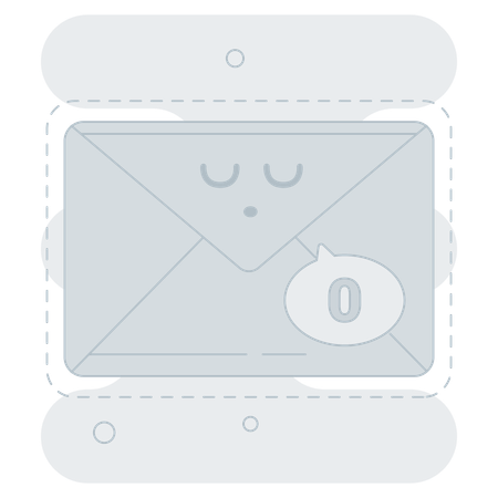 Empty Message  Illustration