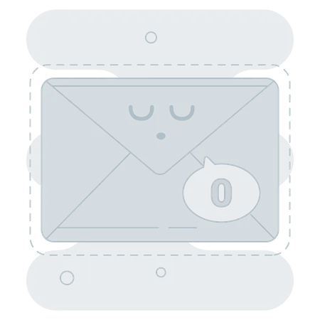 Empty Message  Illustration