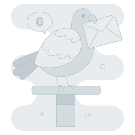 Empty Message  Illustration
