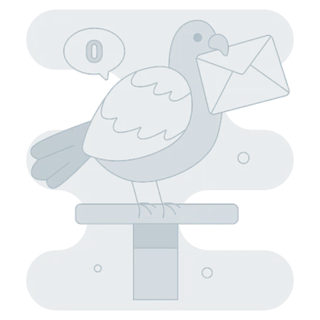Empty Message  Illustration