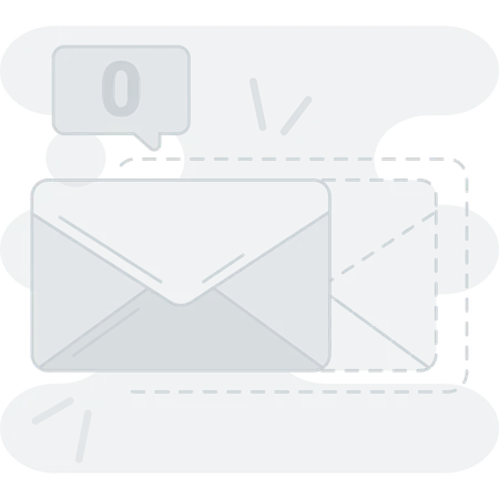 Empty Message  Illustration