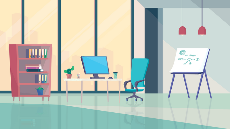 Empty Office  Illustration