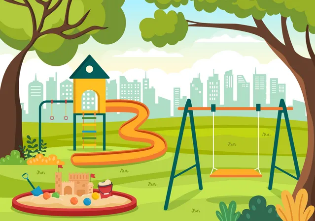 Empty Playground Illustration