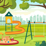empty playground illustrations