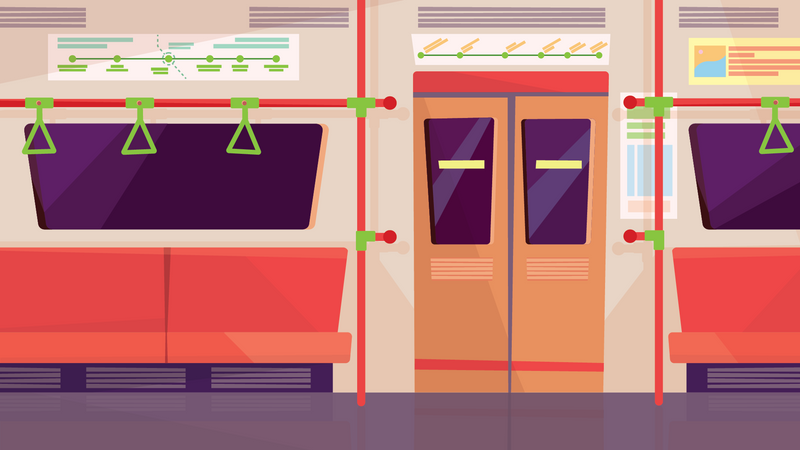 Empty Subway Illustration